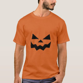 Halloween Jack-o-lantaarn pompoen gezicht T-shirt