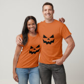 Halloween Jack-o-lantaarn pompoen gezicht T-shirt (Unisex)