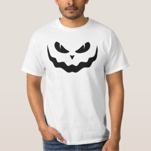 Halloween Jack O lantaarn pompoen griezelig gezich T-shirt