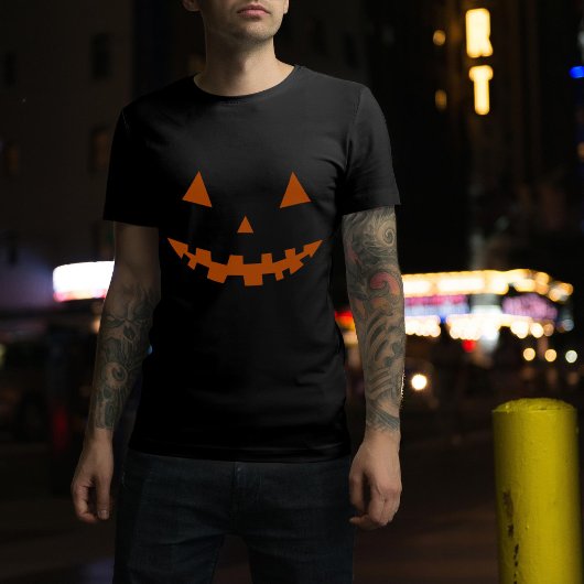 Halloween Jack O lantaarn silhouet T-shirt