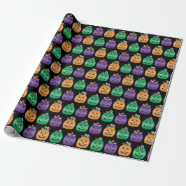 Halloween Jack O lantaarn Snoep emmer Cadeaupapier