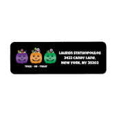 Halloween Jack O lantaarn Snoep emmer Etiket (Voorkant)