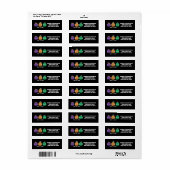 Halloween Jack O lantaarn Snoep emmer Etiket (Full Sheet)