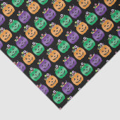 Halloween Jack O lantaarn Snoep emmer Tissuepapier (Detail)