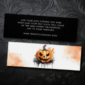 Halloween Jack-o-lantaarn stud oorbel display kaar Mini Visitekaartjes