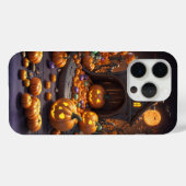 Halloween Jack o Lantaarns Iconen iPhone 15 Hoesje (Achterkant (horizontaal))