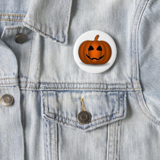 Halloween Jack 'O Lanter Button (In situ)