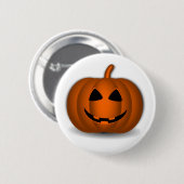 Halloween Jack 'O Lanter Knop Ronde Button 5,7 Cm (Voorkant /achterkant)