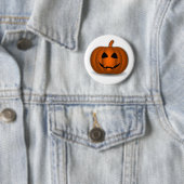 Halloween Jack 'O Lanter Knop Ronde Button 5,7 Cm (In situ)
