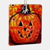 Halloween Jack-O-Lantern Abstract Keramisch Ornament (Rechts)