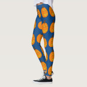 Halloween Jack o' Lantern Blue Leggings (Links)