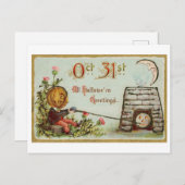  Halloween Jack-o-Lantern Briefkaart (Voorkant / Achterkant)