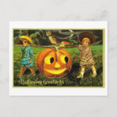 Halloween Jack-o-Lantern Briefkaart (Voorkant)