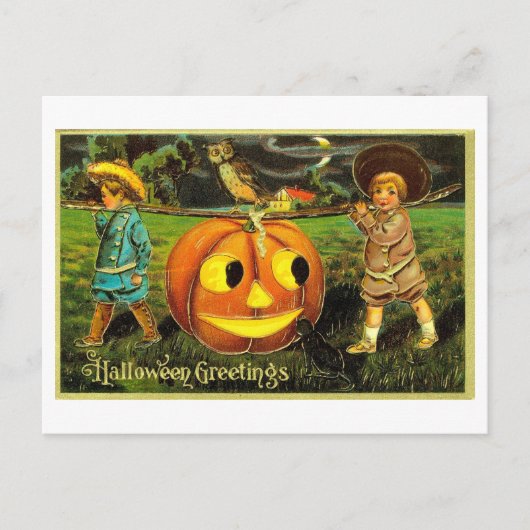  Halloween Jack-o-Lantern Briefkaart (Voorkant)