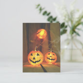 Halloween jack-o-lantern briefkaart (Staand voorkant)