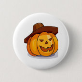 Halloween Jack-O-Lantern Button (Voorkant)