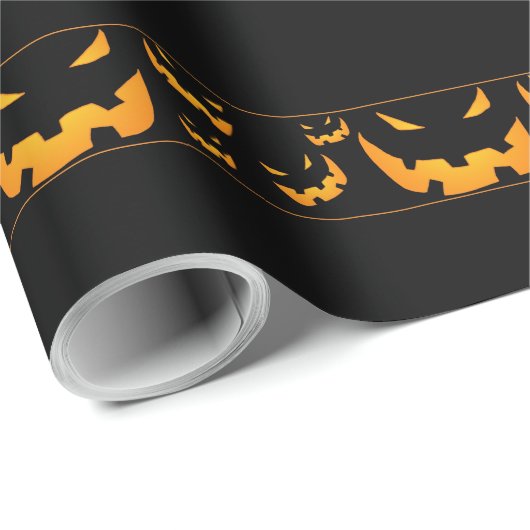 Halloween Jack-O-Lantern Cadeaupapier (Rol Hoek)