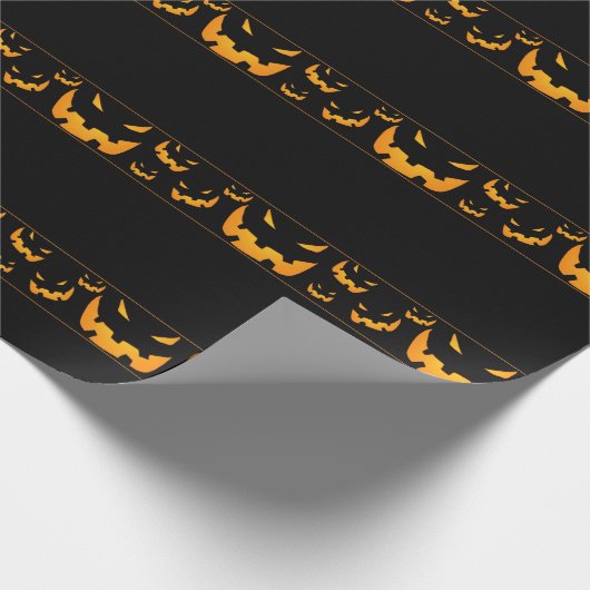 Halloween Jack-O-Lantern Cadeaupapier (Hoek)