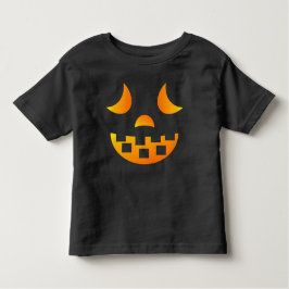 Halloween Jack-o'-lantern Face Toddler T-shirt