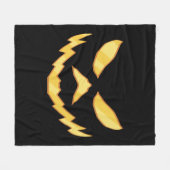 Halloween Jack O Lantern Fleece Deken (Voorkant (Horizontaal))