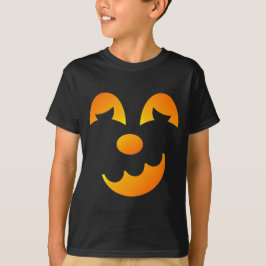 Halloween Jack-o'-lantern Funny Face Boy's T-shirt