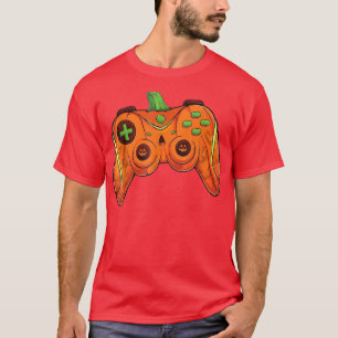 Halloween Jack O Lantern Gamer grappig Pumpkin Gam T-shirt