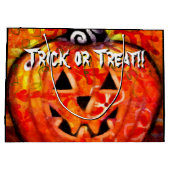 Halloween Jack-O-Lantern gepersonaliseerd Groot Cadeauzakje (Achterkant)