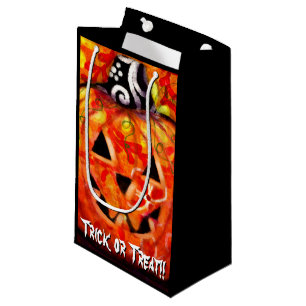 Halloween Jack-O-Lantern gepersonaliseerd Klein Cadeauzakje
