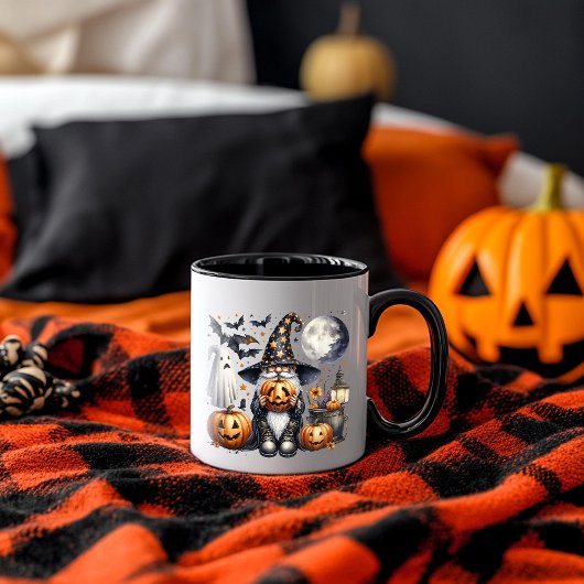 Halloween Jack-o'-lantern Gnome Mok