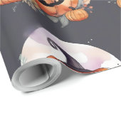 Halloween Jack-O-Lantern . Halloween, Herfst Cadeaupapier (Rol Hoek)
