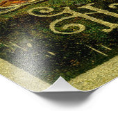 Halloween Jack-o-Lantern Harvest Night beroemd gem Foto Afdruk (Hoek)