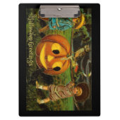 Halloween Jack-o-Lantern Harvest Night beroemd gem Klembord (Voorkant)