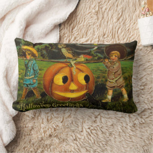 Halloween Jack-o-Lantern Harvest Night beroemd gem Kussen