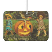 Halloween Jack-o-Lantern Harvest Night beroemd gem Luchtverfrisser (Voorkant)