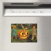 Halloween Jack-o-Lantern Harvest Night beroemd gem Magneet (Insitu (Vaatwasser))