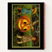 Halloween Jack-o-Lantern Harvest Night beroemd gem Notitieboek (Achterkant)