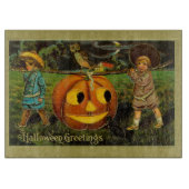 Halloween Jack-o-Lantern Harvest Night beroemd gem Snijplank (Voorkant)
