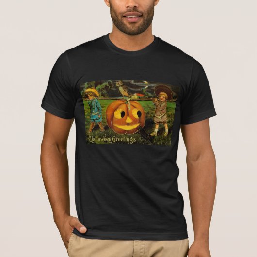 Halloween Jack-o-Lantern Harvest Night beroemd gem T-shirt (Voorkant)