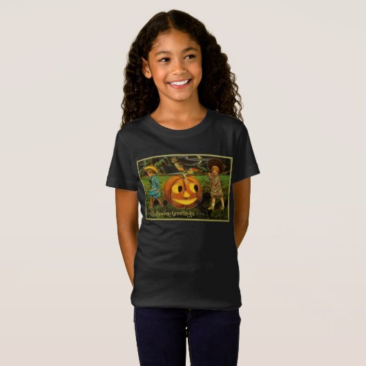 Halloween Jack-o-Lantern Harvest Night beroemd gem T-shirt (Voorkant volledig)