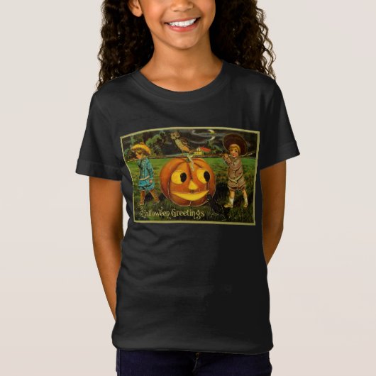 Halloween Jack-o-Lantern Harvest Night beroemd gem T-shirt (Voorkant)