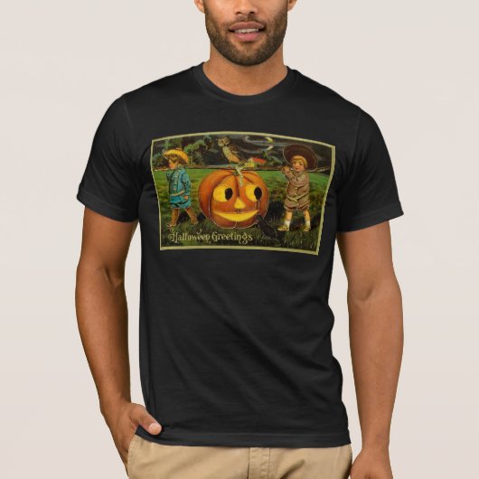Halloween Jack-o-Lantern Harvest Night beroemd gem T-shirt (Voorkant)
