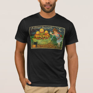 Halloween Jack-o-Lantern Harvest Night beroemd gem T-shirt