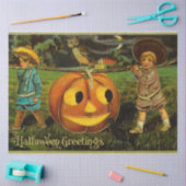 Halloween Jack-o-Lantern Harvest Night beroemd gem Tissuepapier (Craft)