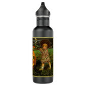 Halloween Jack-o-Lantern Harvest Night beroemd gem Waterfles (Rechts)