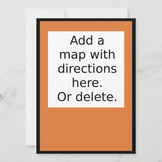 Halloween Jack-o-lantern Head Portret Kaart (Achterkant)