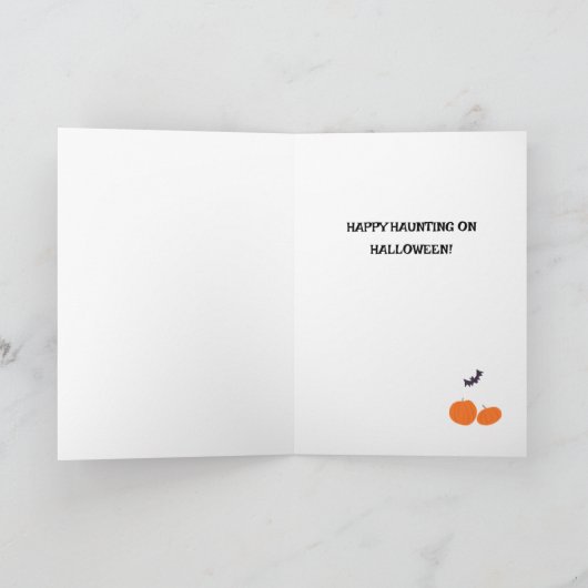 Halloween Jack-o'-lantern House Kaart (Binnen)