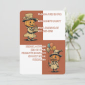 Halloween Jack o Lantern in het Sinaasappel Kaart (Staand voorkant)