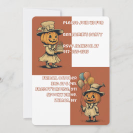 Halloween Jack o Lantern in het Sinaasappel Kaart