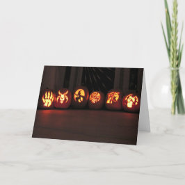 Halloween Jack-O-Lantern Kaart