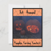 Halloween Jack-O-Lantern - Kaart (Voorkant)